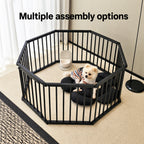 Modular Black Pet Playpen