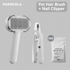 Self-Cleaning Slicker Brush