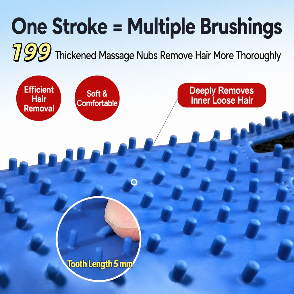 Deshedding Massage Glove