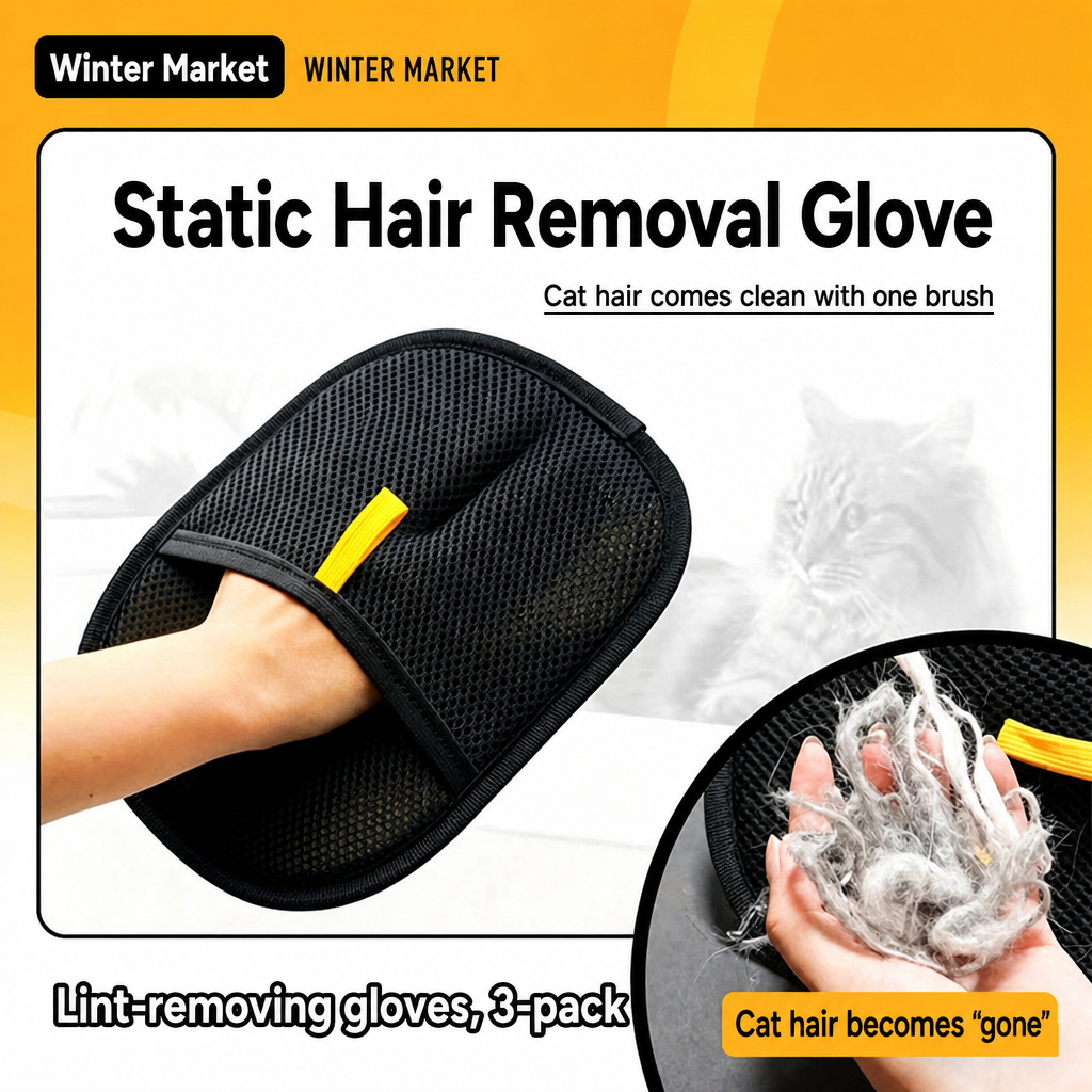 Electrostatic Fur-lift Mitt