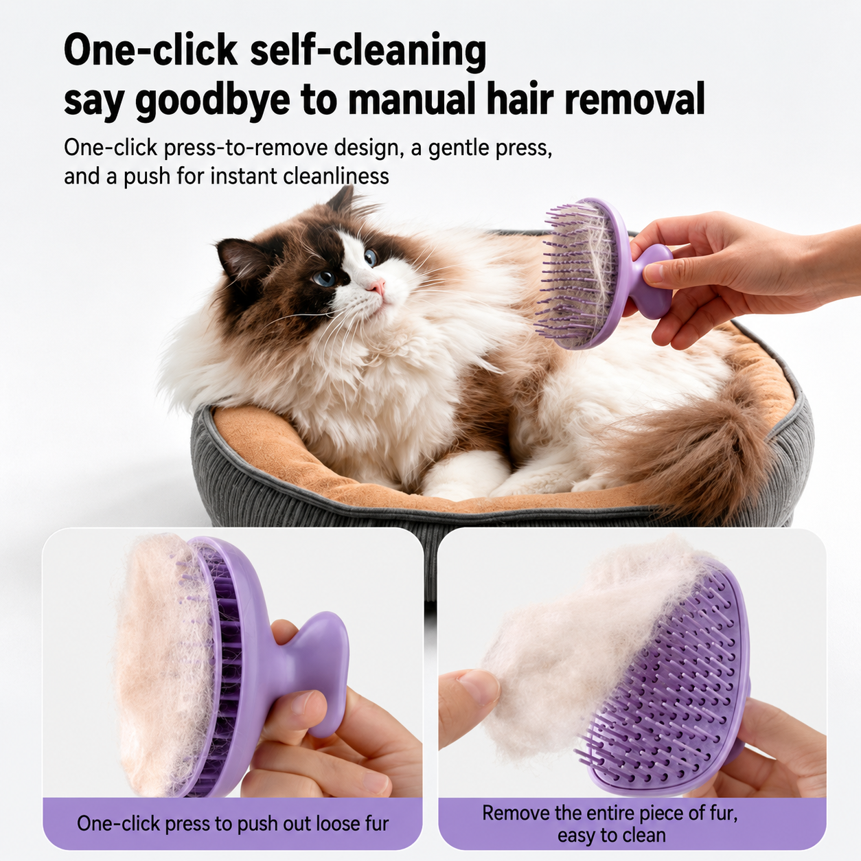 Soft Silicone Pet Grooming Brush