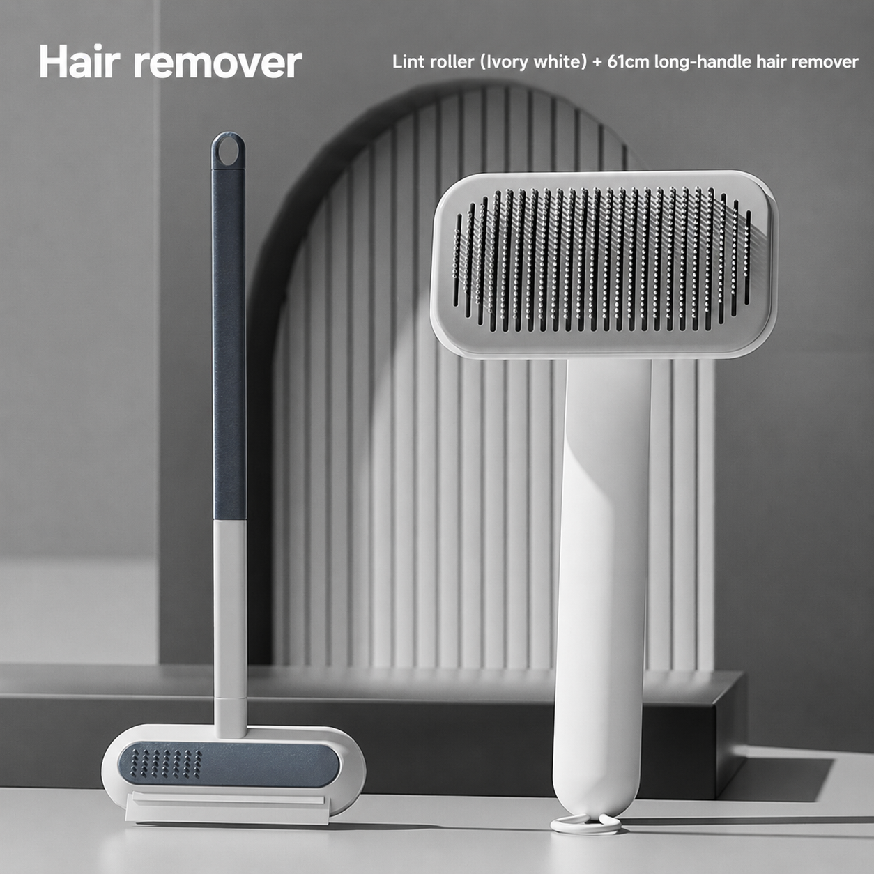 Self-Cleaning Adjustable Slicker Brush