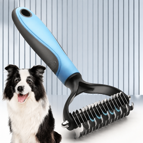 Dual-sided Dematting Pet Rake