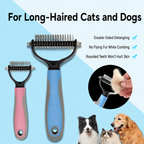Dual-sided Dematting Pet Rake