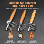 Gentle Dematting Grooming Comb