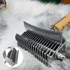 Dual-sided Dematting Rake