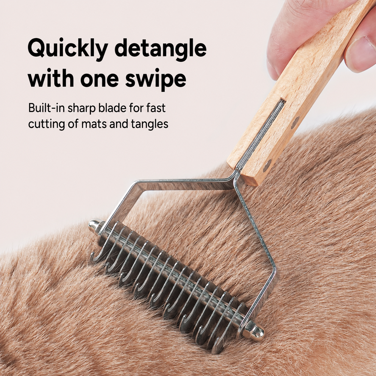 Dual-sided Dematting Rake