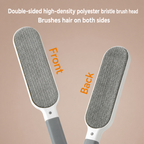 Dual-Sided Self-Cleaning Lint Brush
