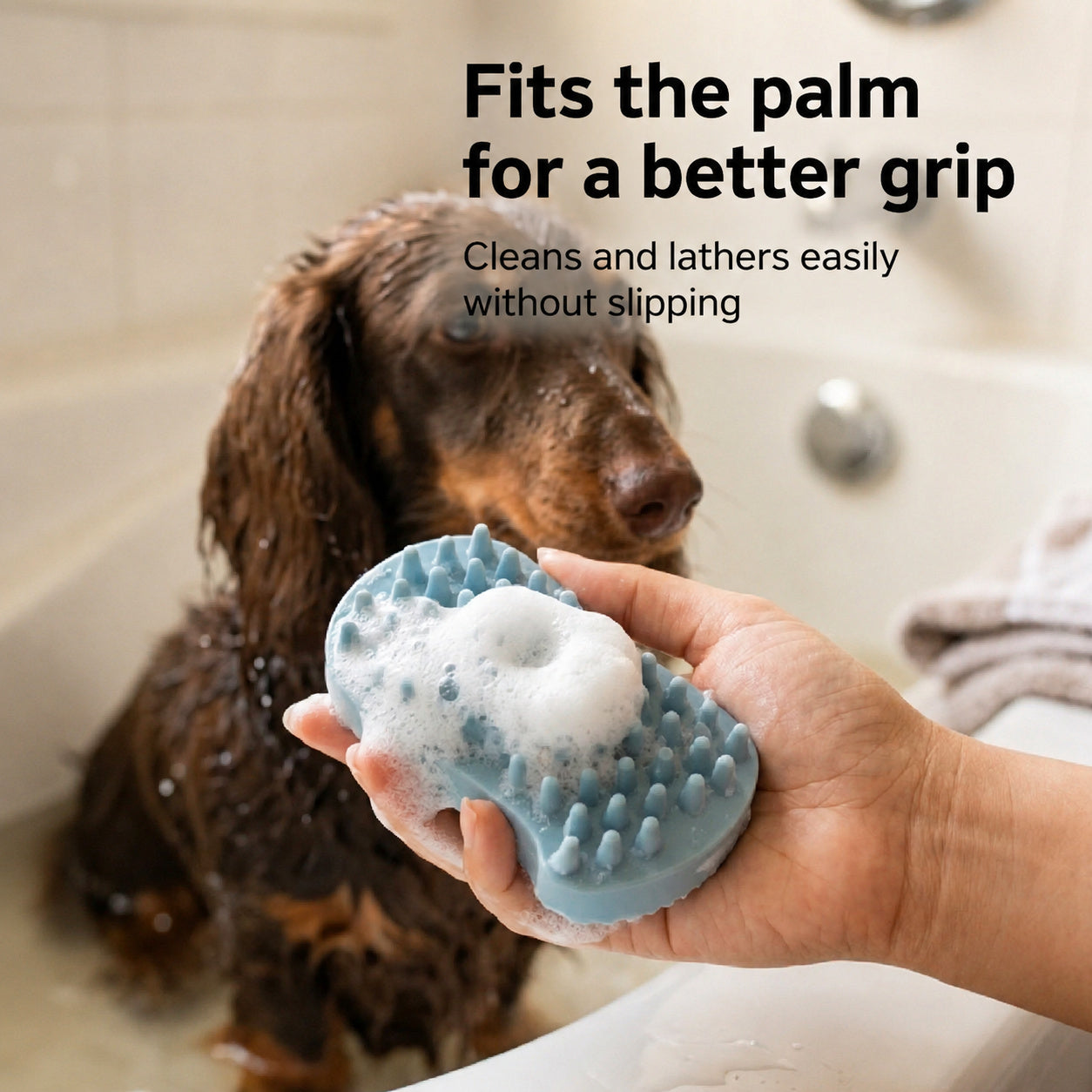 Dual-sided Silicone Bath Brush