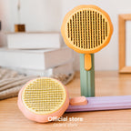Self-cleaning Pet Slicker Brush