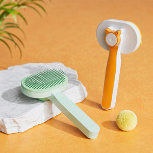 Self-cleaning Deshedding Brush