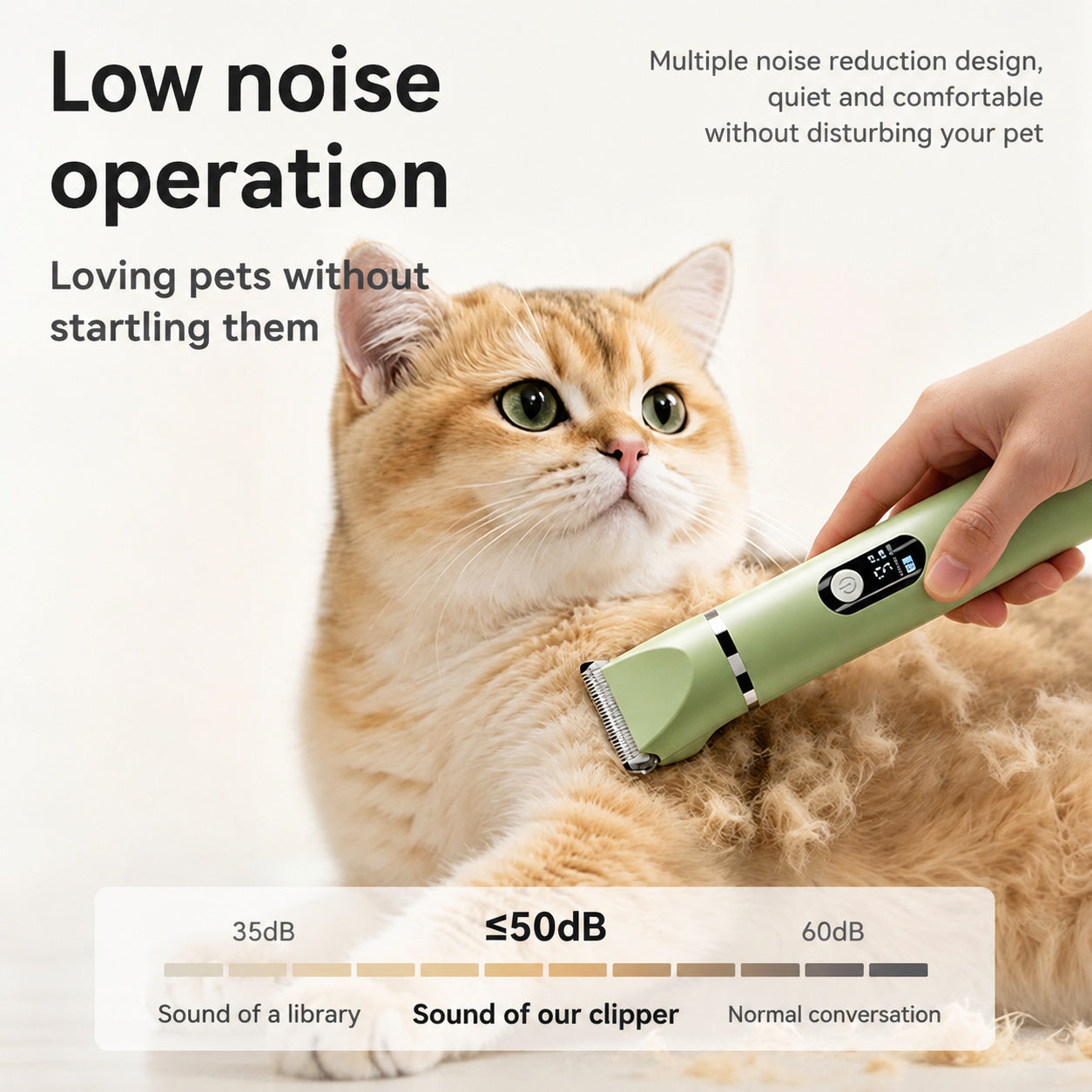Quiet Pet Grooming Clipper