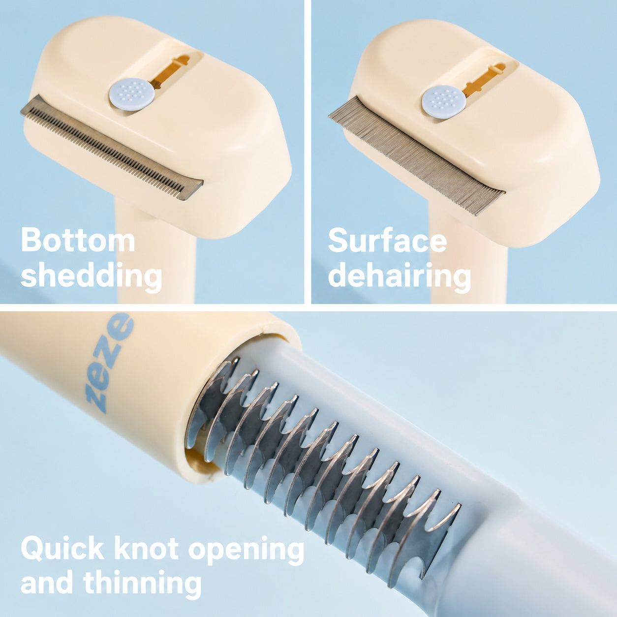 De-shedding Cat Grooming Brush