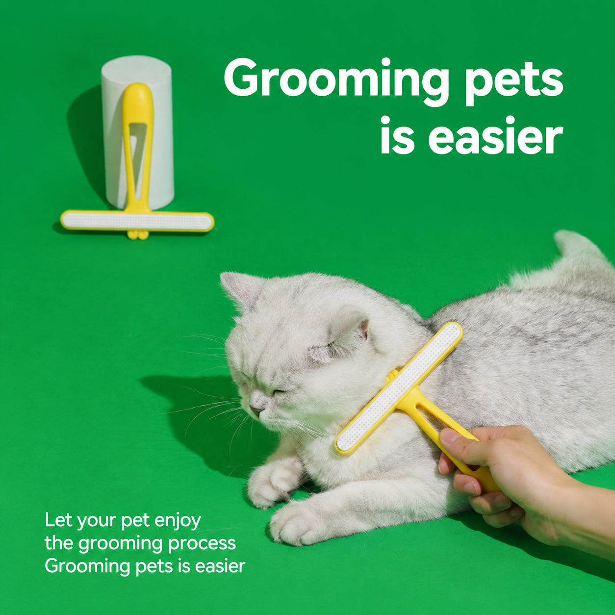 Pet Hair Scraper Dual-action