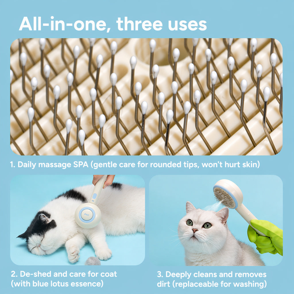 Mist Massage Pet Brush