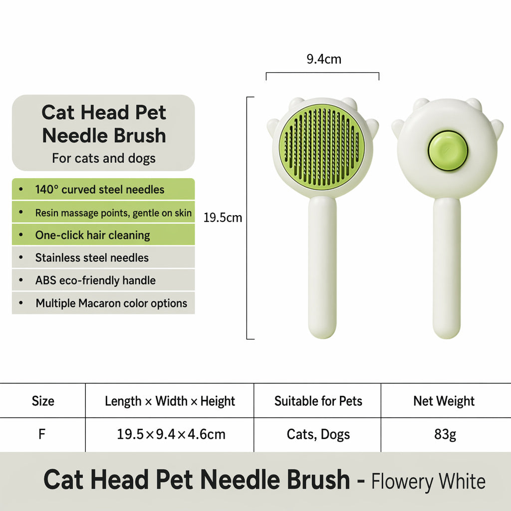 Deshedding Massage Pet Brush
