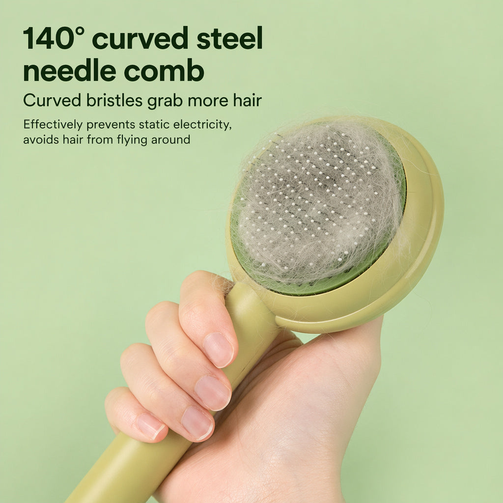 Deshedding Massage Pet Brush