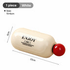 Capsule Lint Roller With Scraper