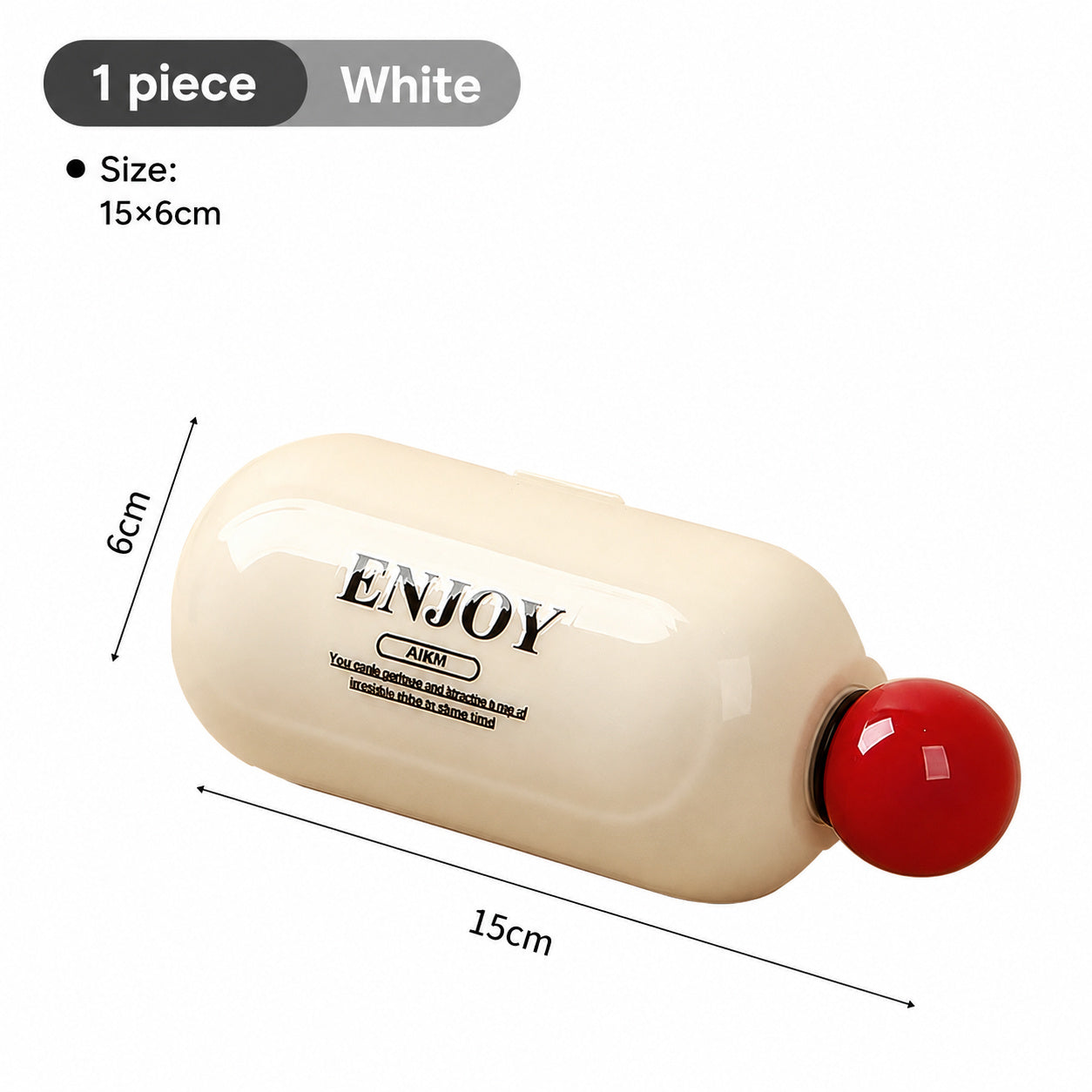 Capsule Lint Roller With Scraper