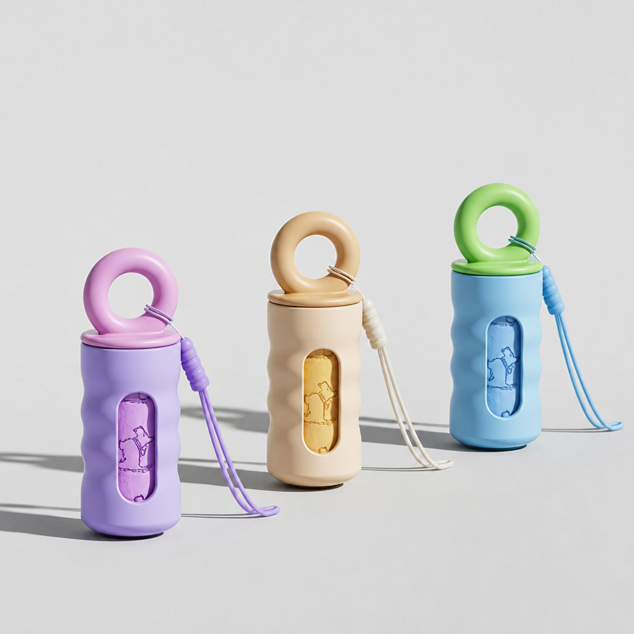 Pastel Poop Bag Dispenser