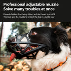 Breathable Grid Dog Muzzle