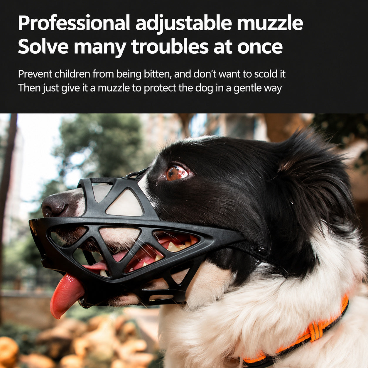 Breathable Grid Dog Muzzle