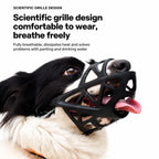 Breathable Grid Dog Muzzle