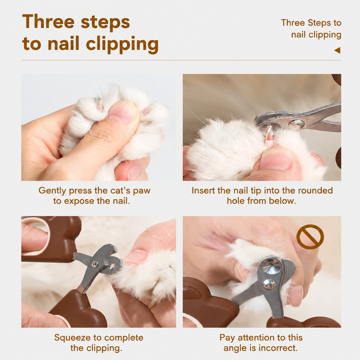 Precision Cat Nail Clippers