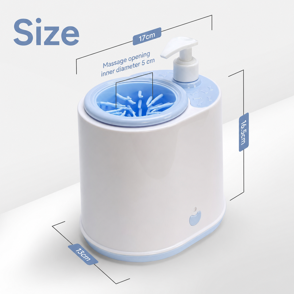 Pet Paw Washer With Foam Pump