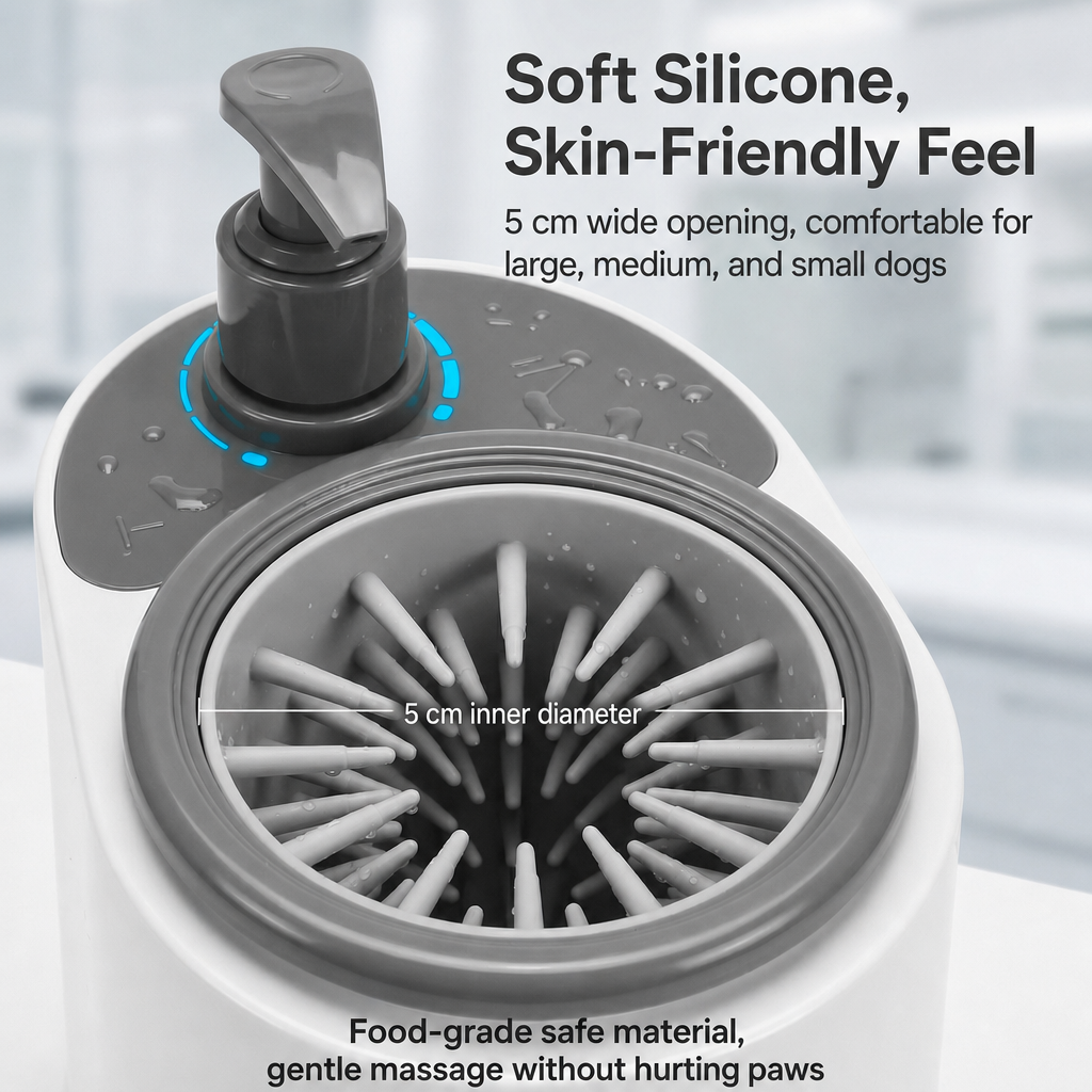 Pet Paw Washer With Foam Pump