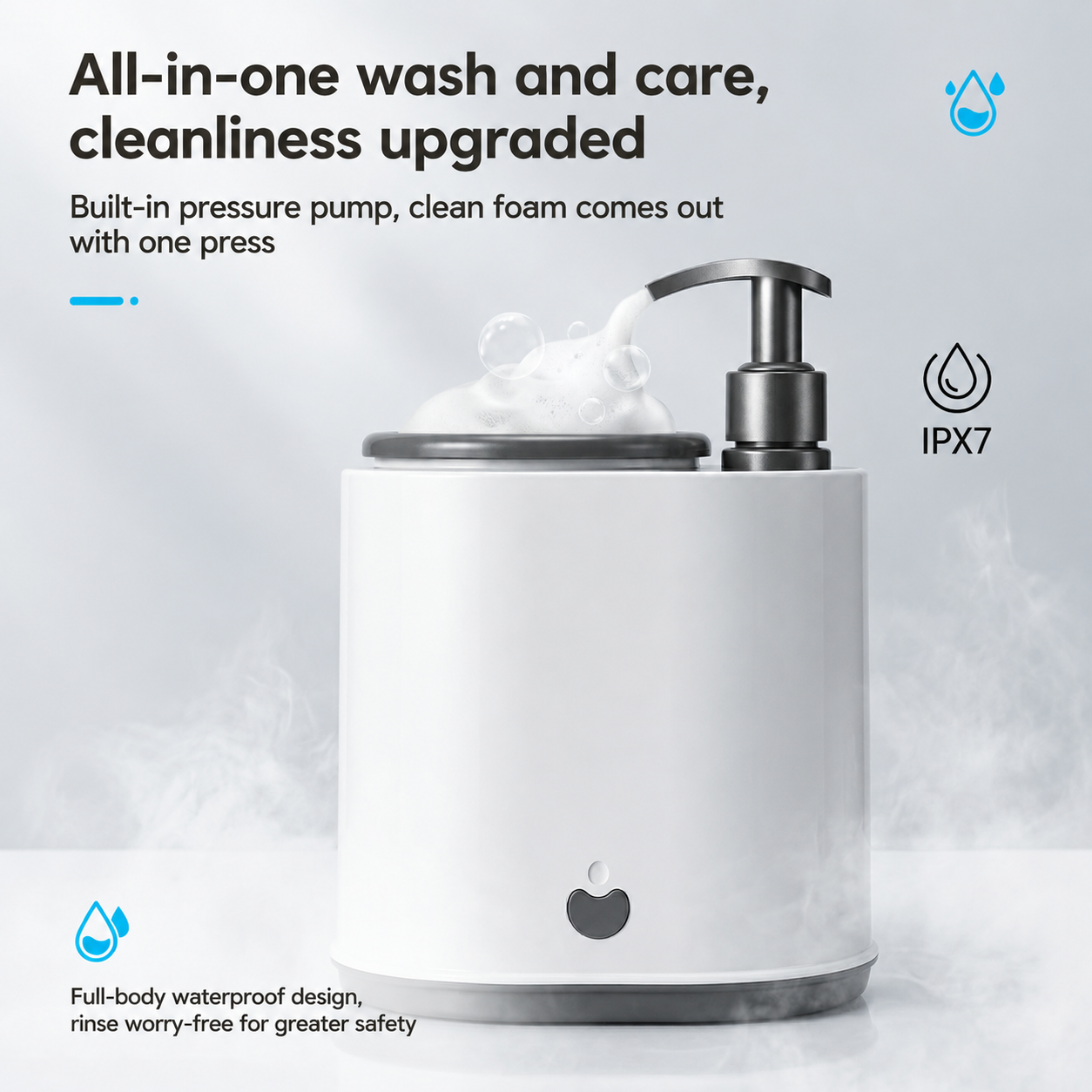 Pet Paw Washer With Foam Pump