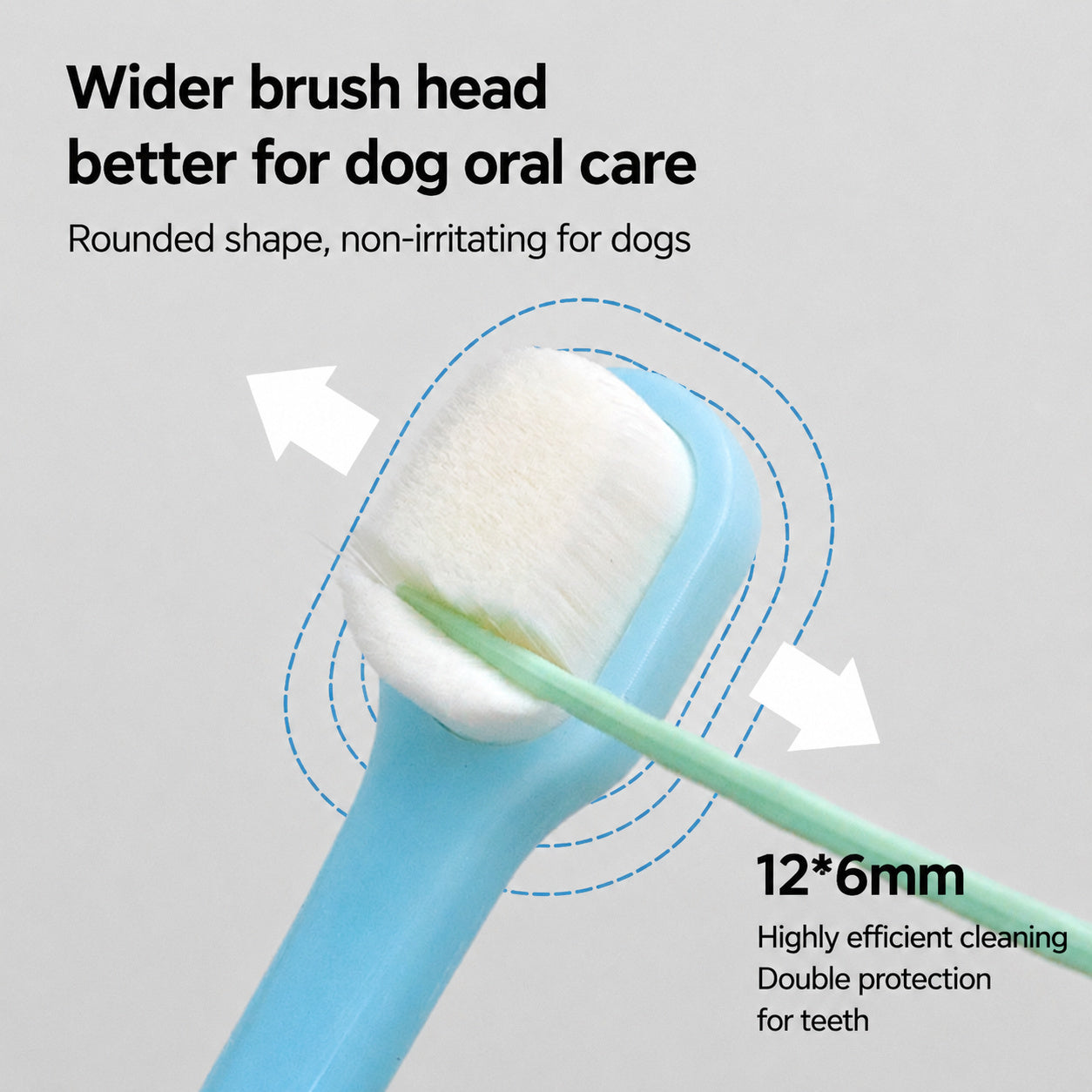 Ultra-soft Deep Clean Pet Toothbrush