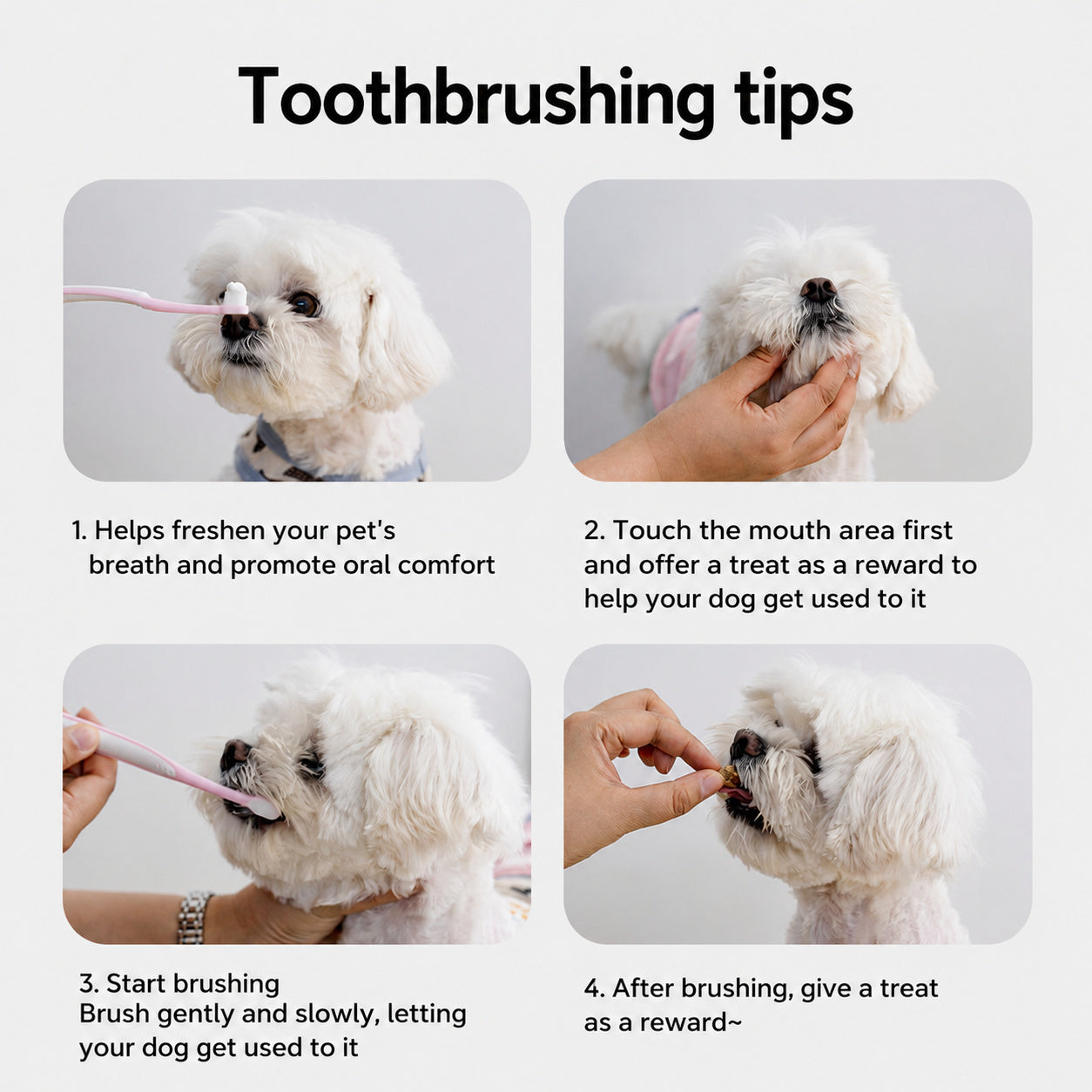 Ultra-soft Deep Clean Pet Toothbrush