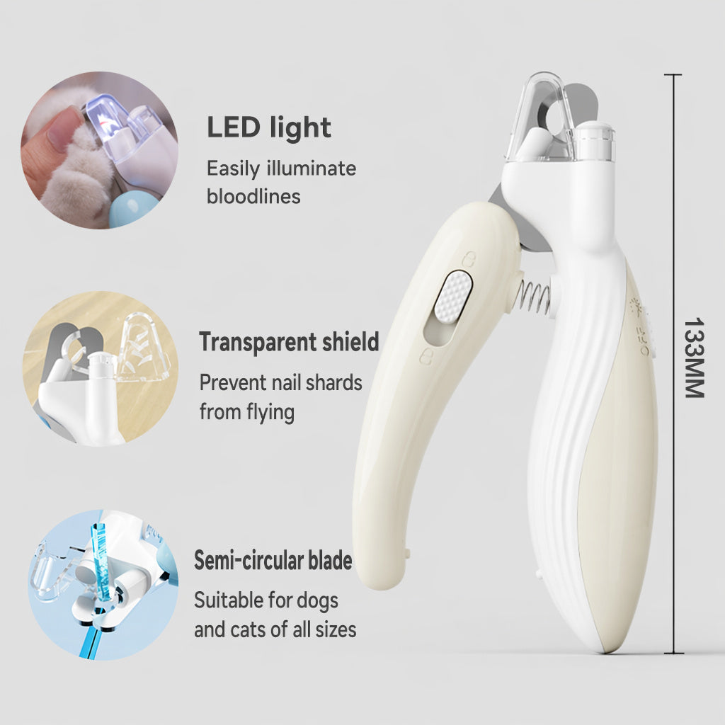 LED Pet Nail Clippers Shield
