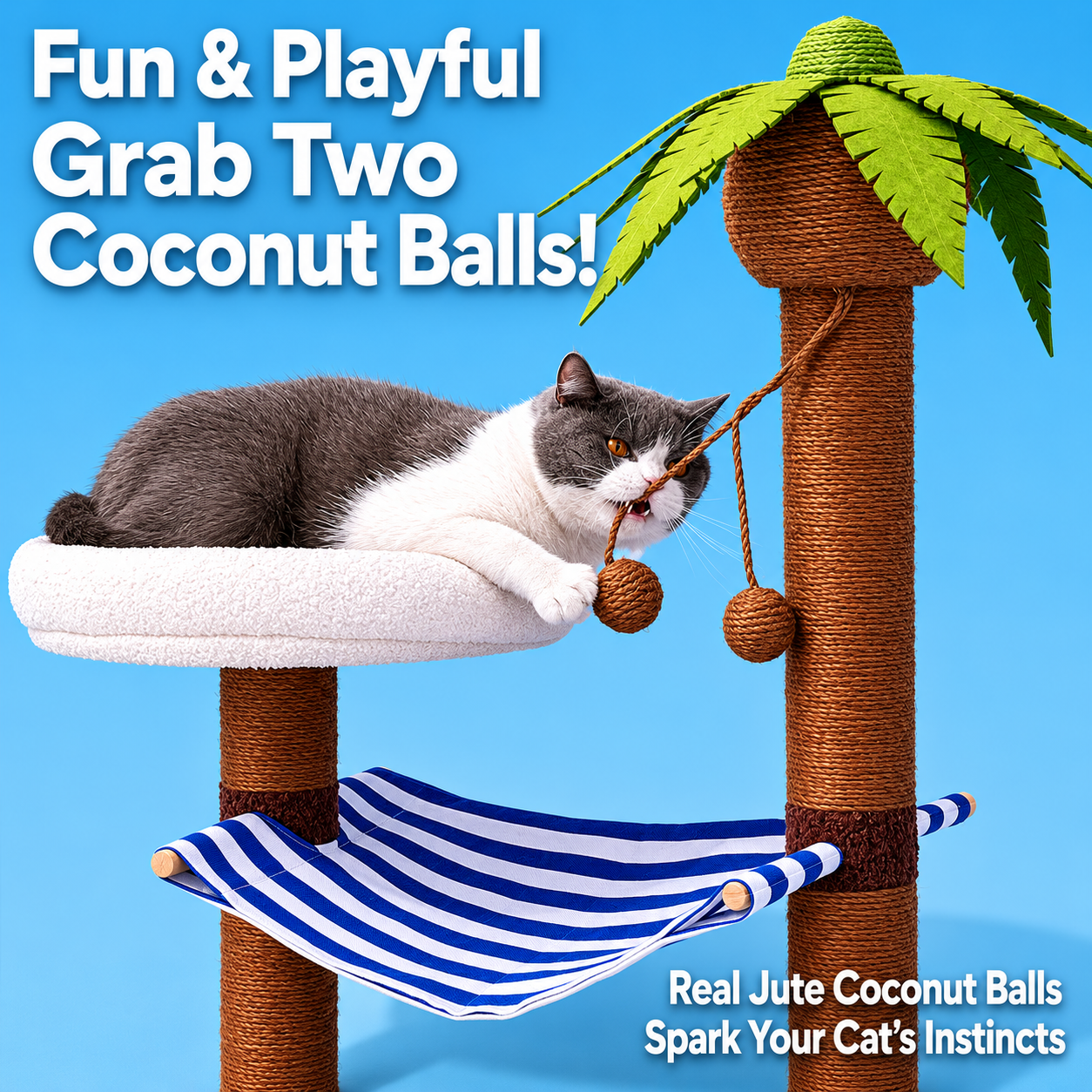 Palm Island Cat Tree Perch