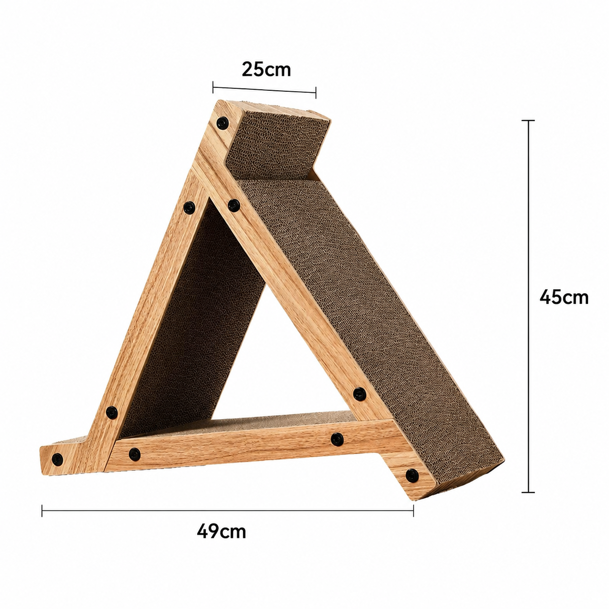 Triangular 6-Sided Cat Hideout