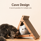 Triangular 6-Sided Cat Hideout