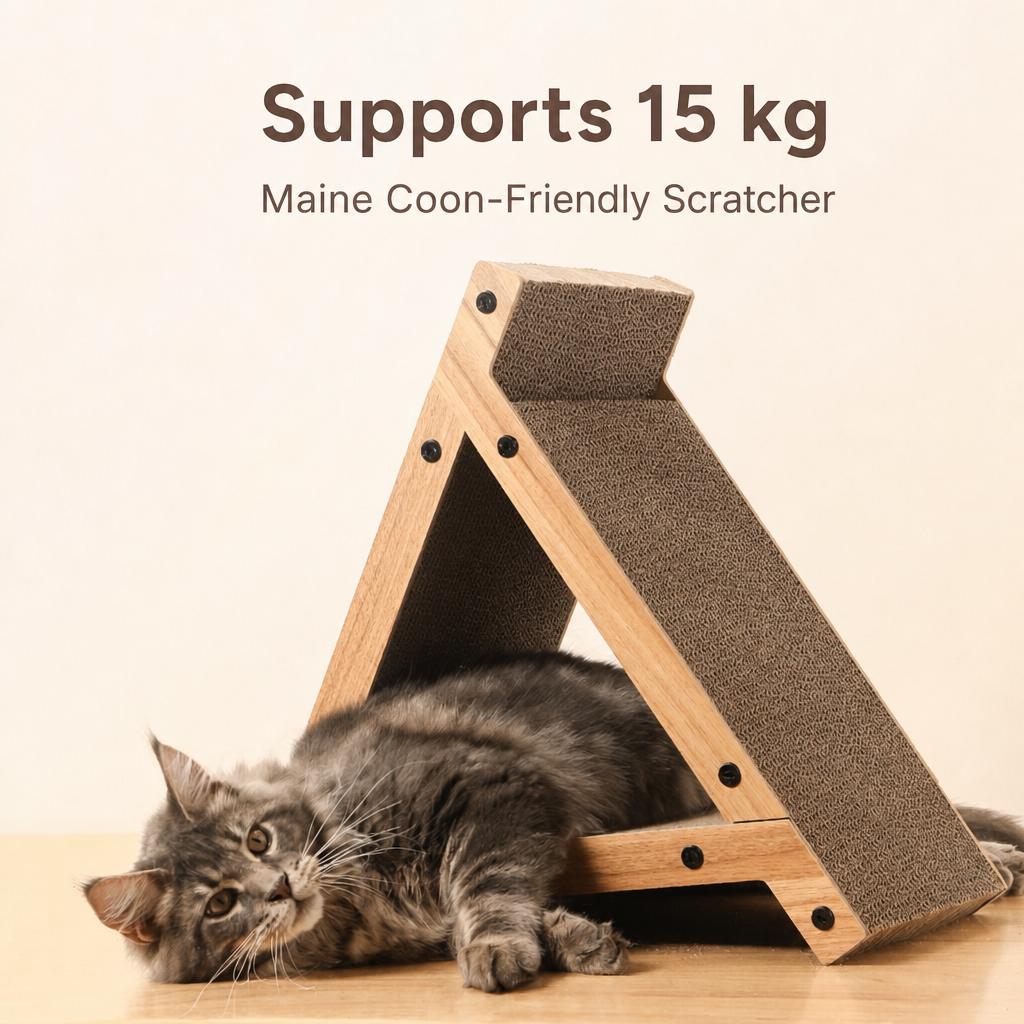 Triangular 6-Sided Cat Hideout