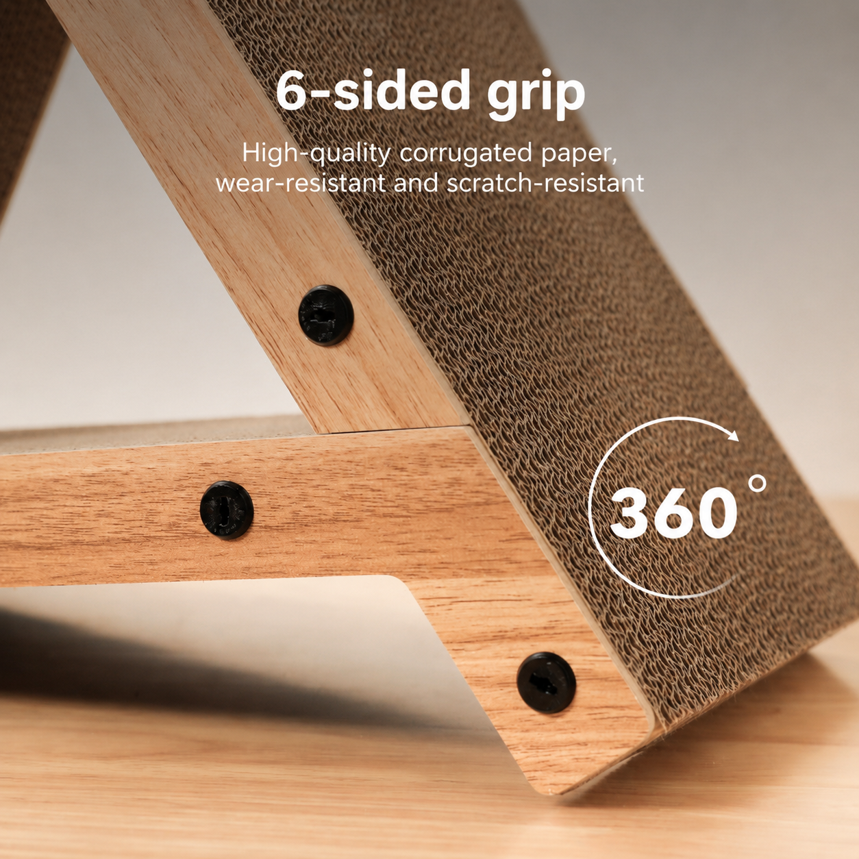 Triangular 6-Sided Cat Hideout