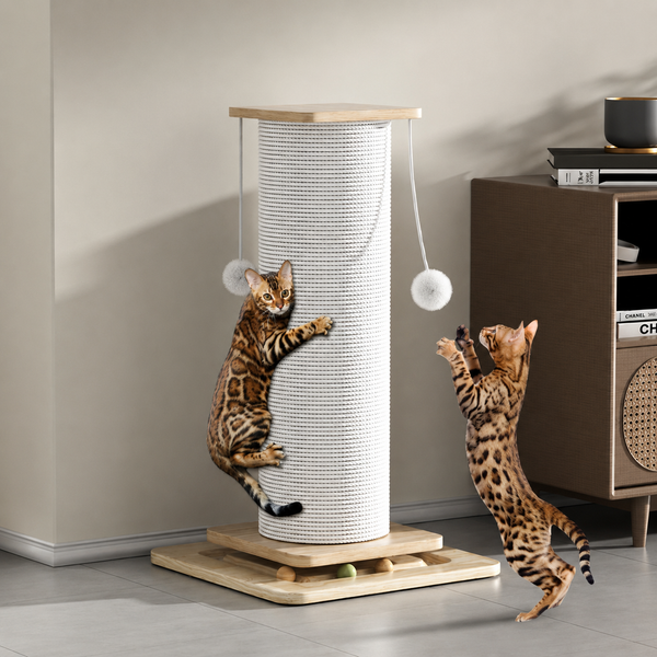 Sisal Scratch Tower With Balls