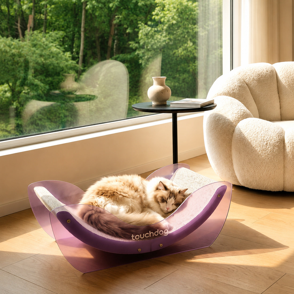 Iridescent Purple Scratcher Lounge