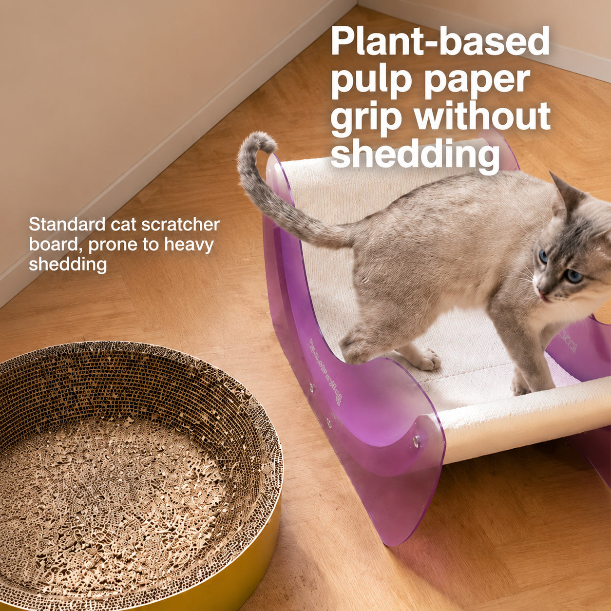 Iridescent Purple Scratcher Lounge