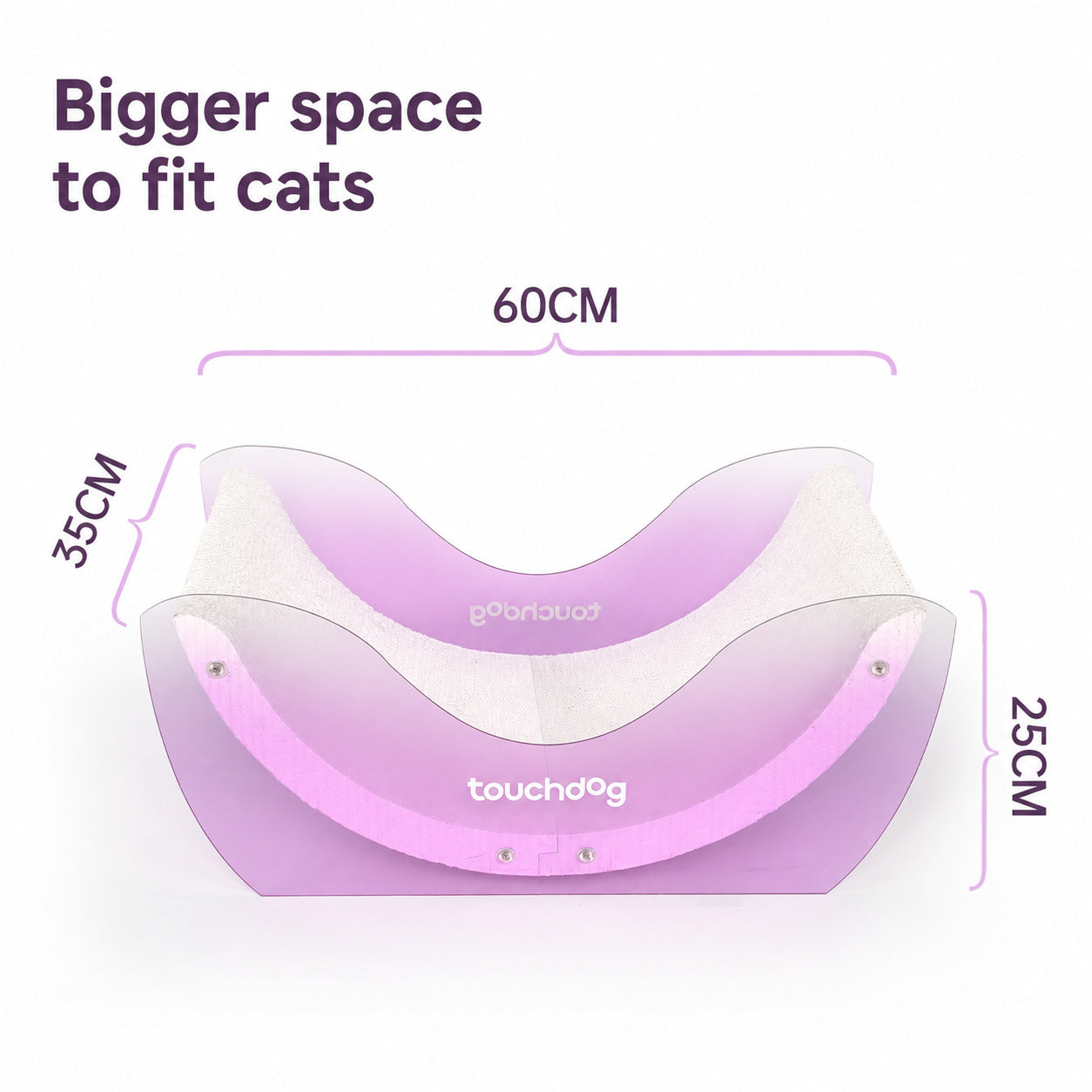 Iridescent Purple Scratcher Lounge