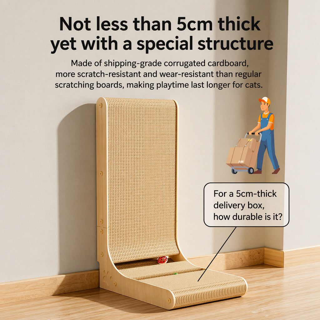 L-shaped Cat Scratcher