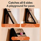 Triangle Cat Scratcher Hideout