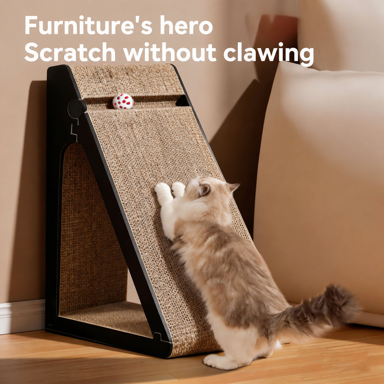 Triangle Cat Scratcher Hideout