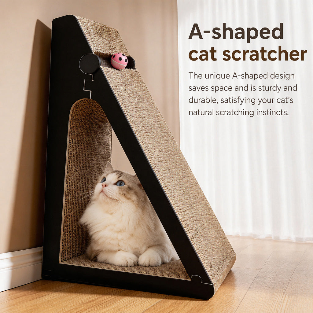 Triangle Cat Scratcher Hideout