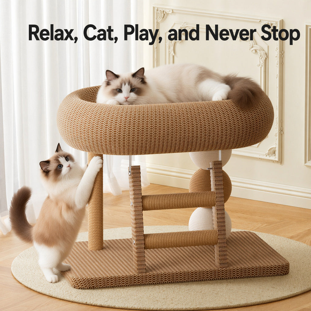 Elevated Sisal Cat Nest