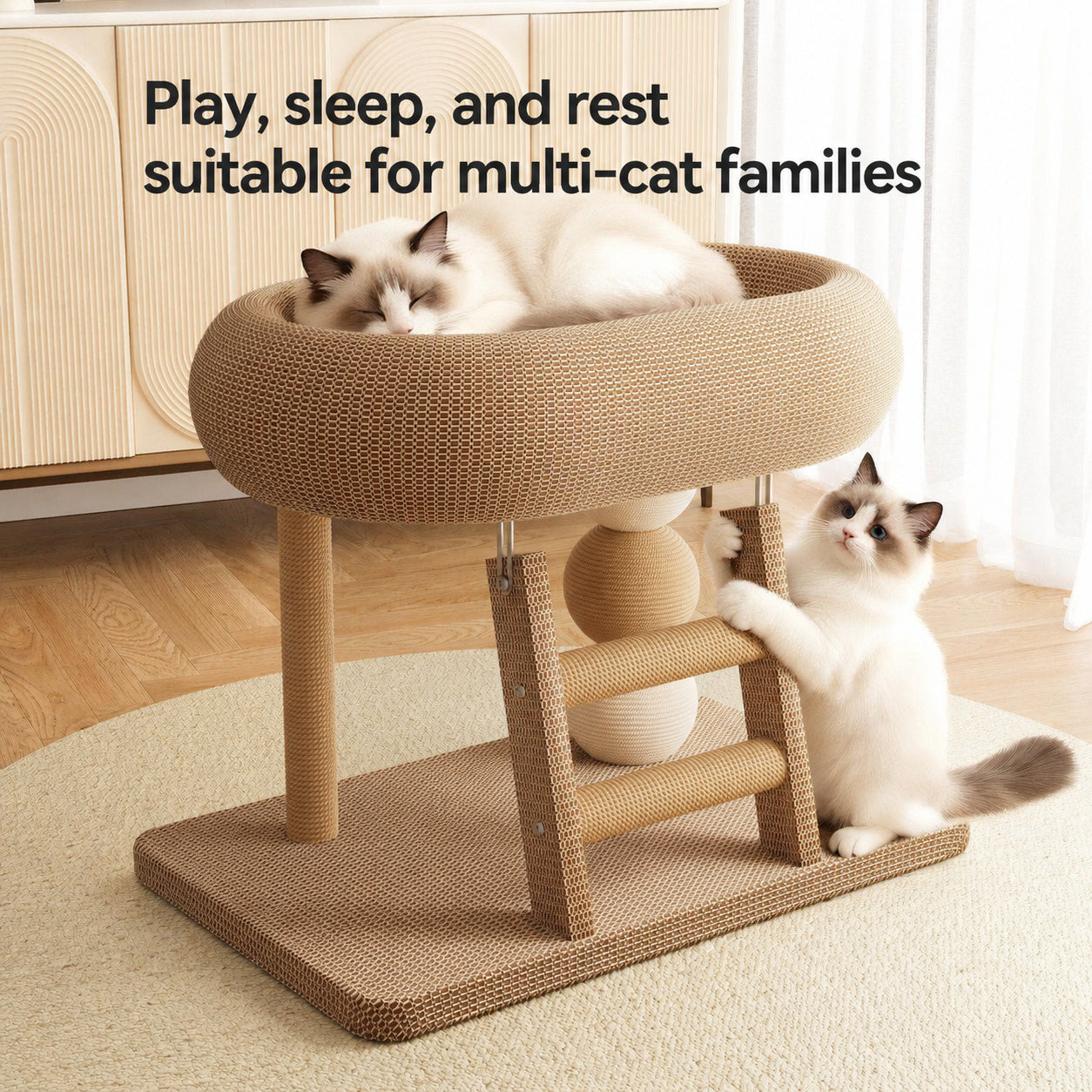 Elevated Sisal Cat Nest