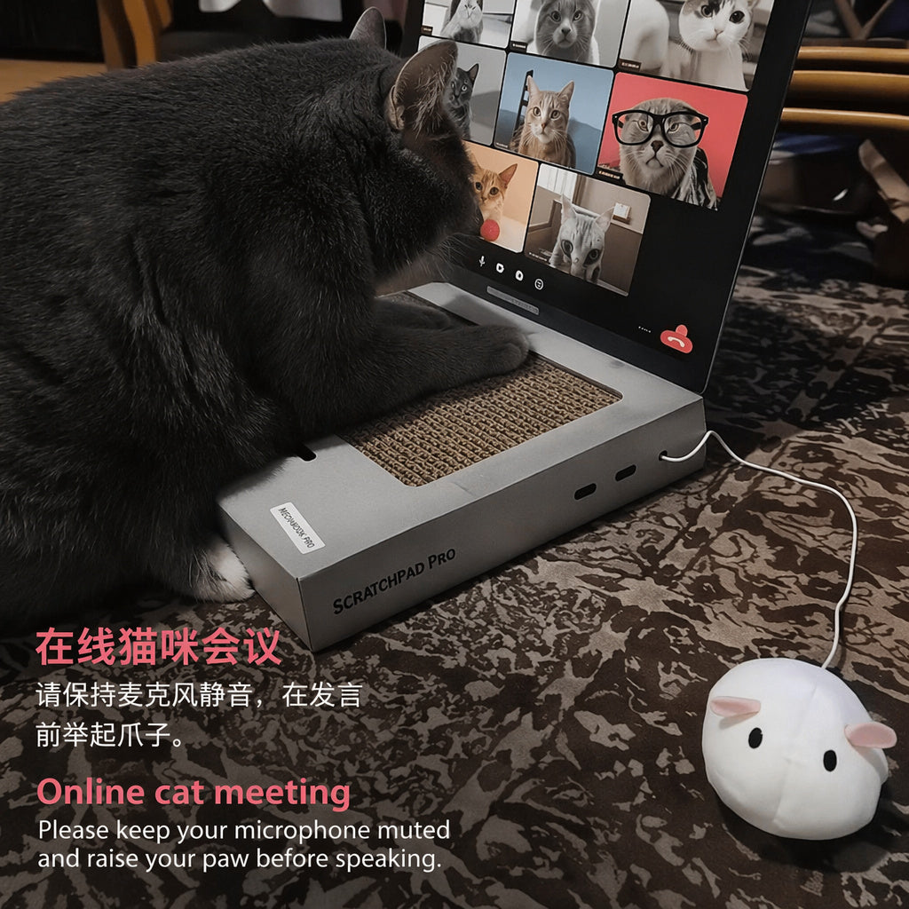 Laptop Scratcher Toy For Cats